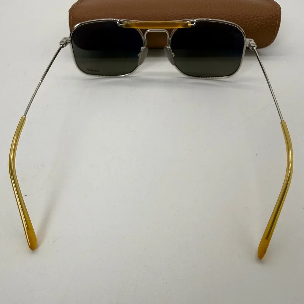 Ray-Ban Sunglasses Unisex 51mm Silver RB 8062 Titanium Chromance Polarized